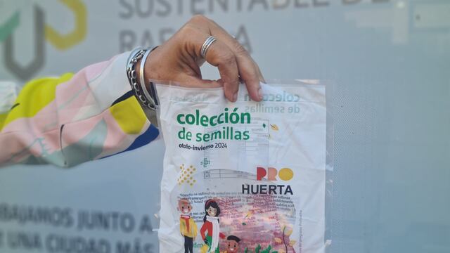 Entrega de semillas del programa Pro Huerta