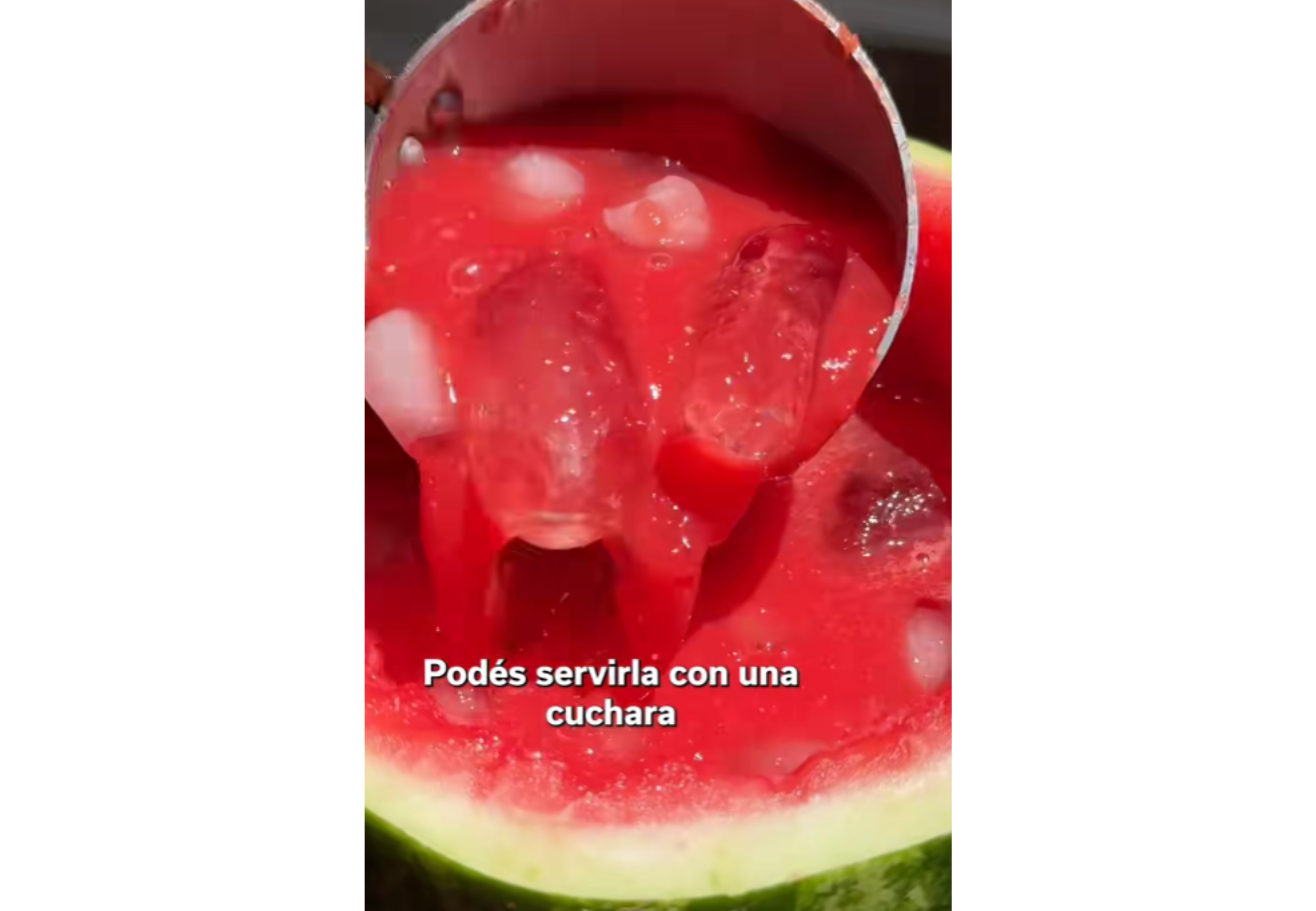 Así queda el trago de sandía.