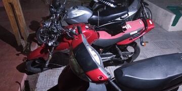 Motos recuperadas en Villa Mercedes en distintos procedimientos.