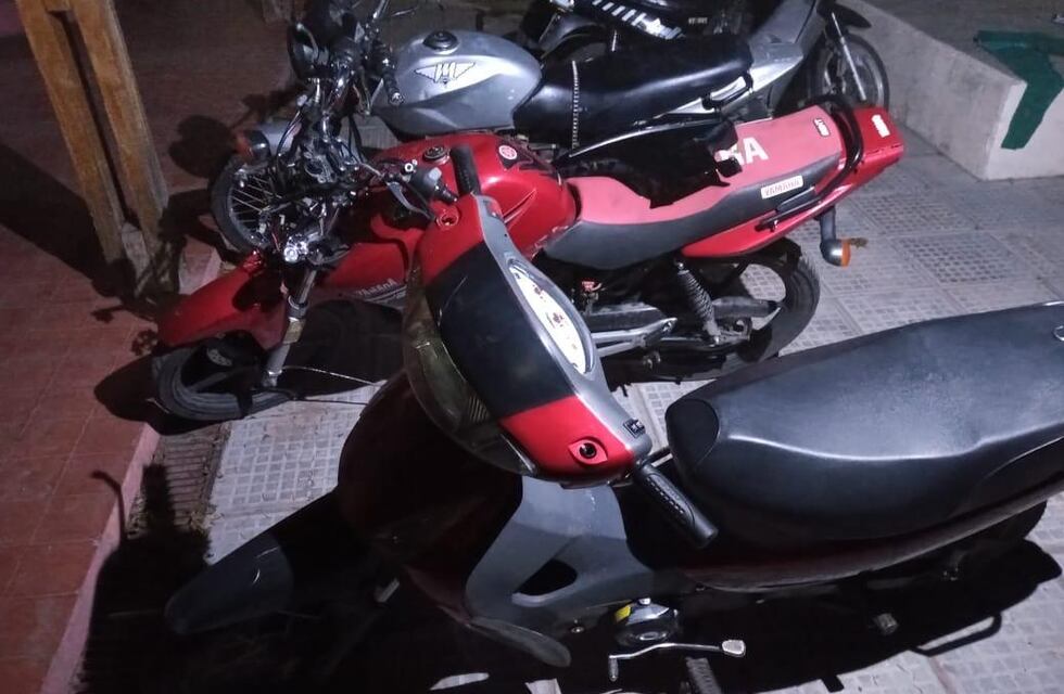 Villa Mercedes: fueron recuperadas 4 motos de baja cilindrada