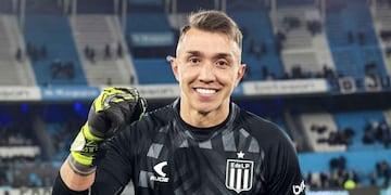 Fernando Muslera, uno de los héroes de Estudiantes que fue campeón del Clausura en una final ante Racing
