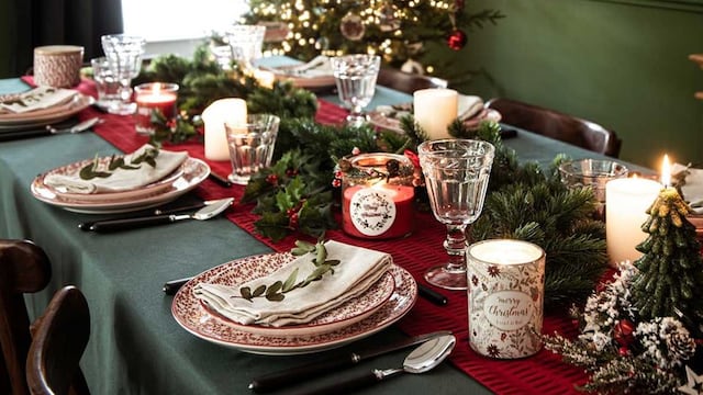 Cómo son las nuevas tendencias para decorar las mesas para la próxima Navidad