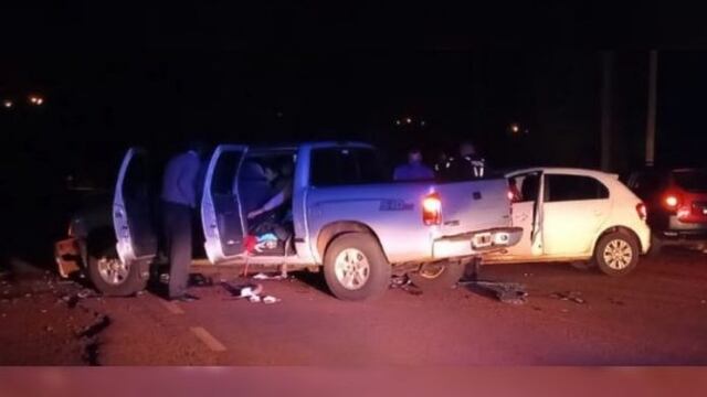 Accidente de tránsito en Leandro N. Alem deja como saldo varios heridos.