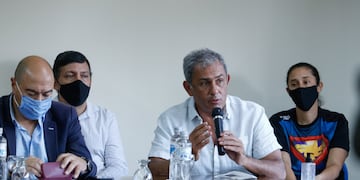 El presidente de la Unión de Rugby de Salta, Carlos Martearena