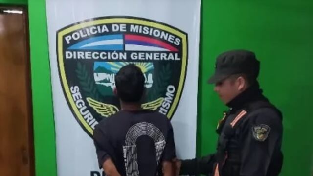 Eldorado: terminó detenido un conocido delincuente por desplazarse armado y con objetos presuntamente robados.