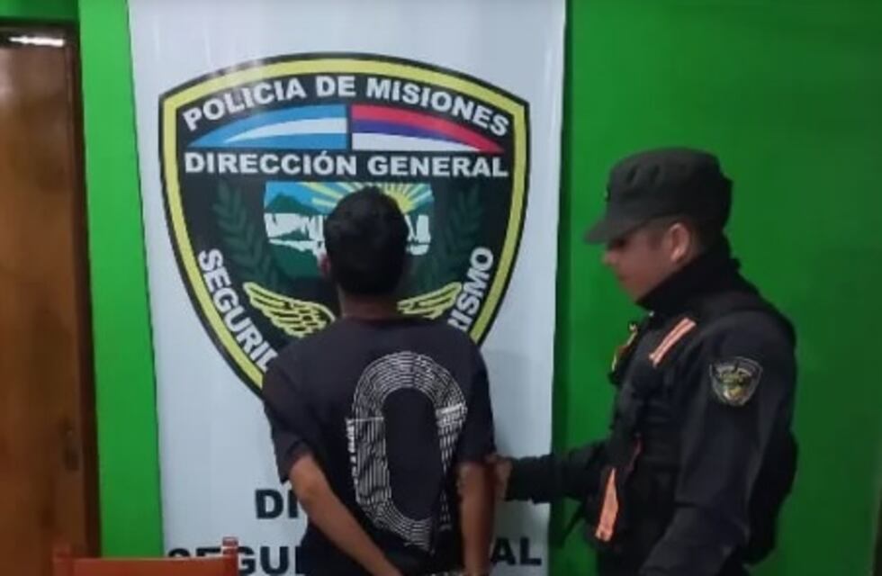 Eldorado: terminó detenido un conocido delincuente por desplazarse armado y con objetos presuntamente robados
