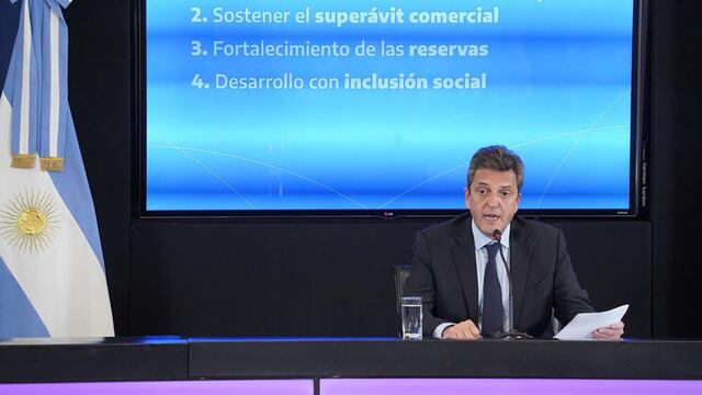 Sergio Massa y los anuncios que buscarían aplacar los ánimos de la economía. Foto: Los Andes.