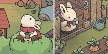 De qué se trata La odisea de Tsuki, el videojuego del conejito que es furor y que juega Emilia Mernes