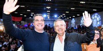 Fernández acompañó a Capitanich en el encuentro / Foto: Presidencia.