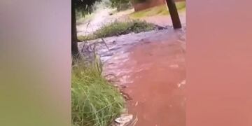 Se registraron inundaciones en zonas costeras tras las abundantes lluvias en Misiones.