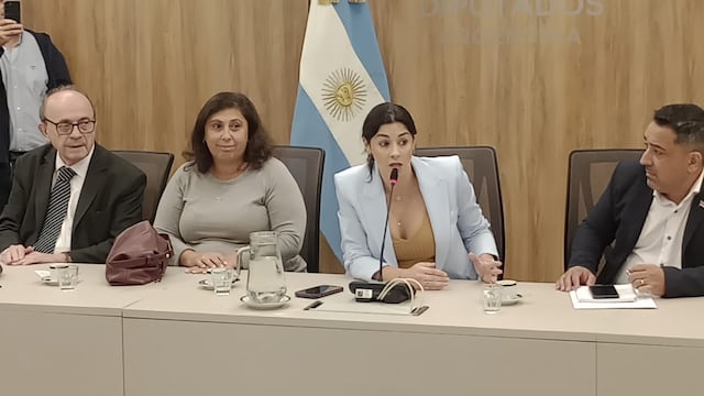 La diputada de La Libertad Avanza Marcela Pagano en la Comisión de Juicio Político