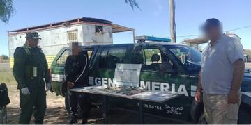 El hombre fue captado mientras viajaba, pero quedó en libertad.