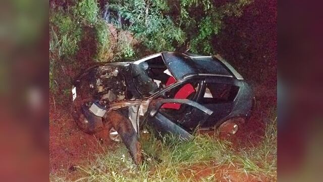 Santa Ana: un hombre se accidentó e intentó enfrentar a efectivos policiales