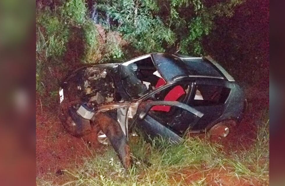 Santa Ana: un hombre se accidentó e intentó enfrentar a efectivos policiales