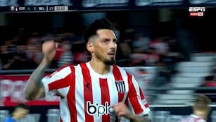 José Sosa, autor de un golazo ante Belgrano. Vive un romance mediático. (Captura).