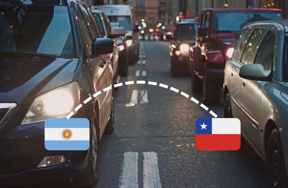 Qué pasa si viajo de Argentina a Chile con mi auto y desde ahí quiero tomar un vuelo a otro país