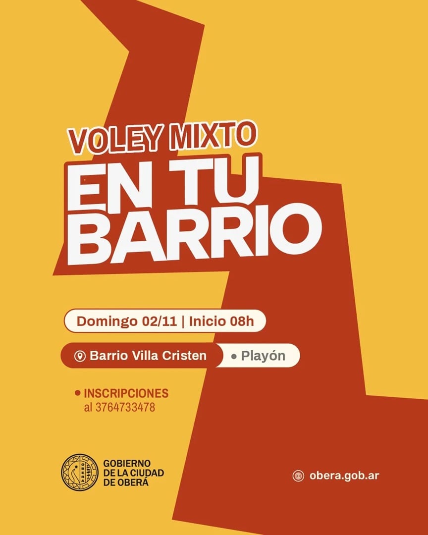 Oberá promueve el deporte y la inclusión con torneos y actividades recreativas durante el fin de semana.