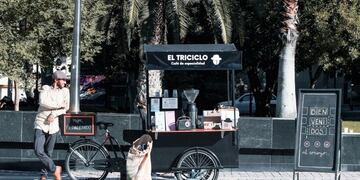 El Triciclo, café de especialidad al paso.