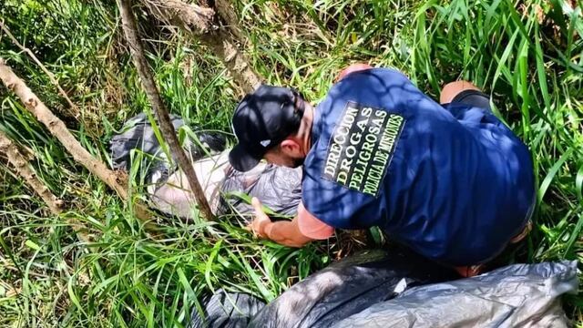 Secuestran casi 100 kilos de marihuana en Cerro Corá.
