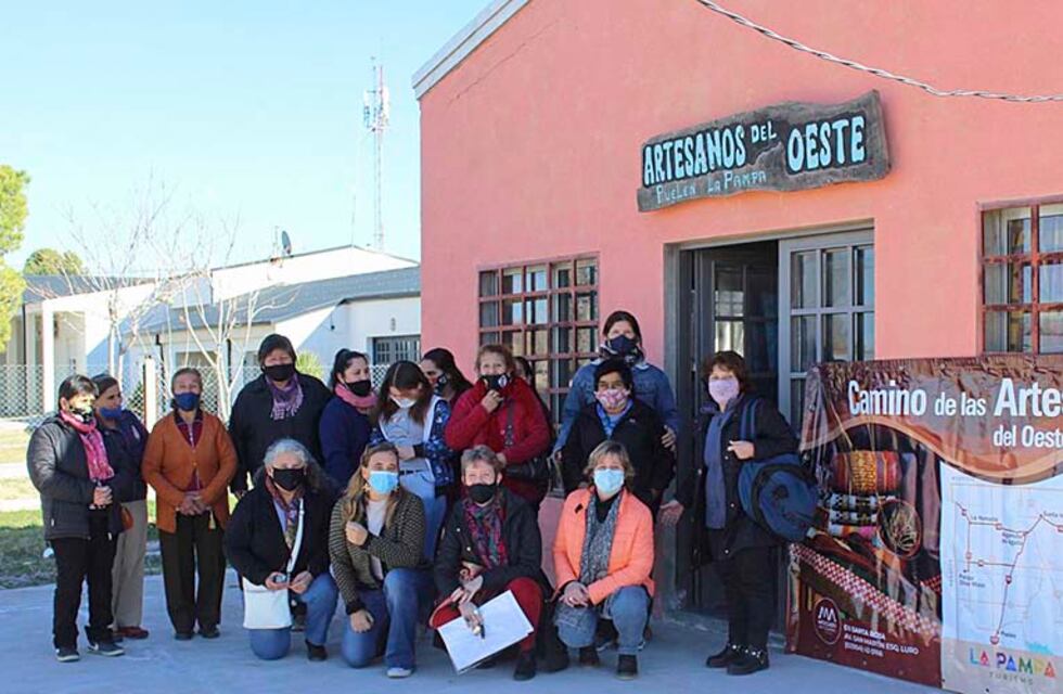 Repararán en Puelén el local de las tejedoras artesanales
