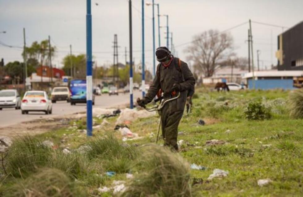 Limpiaron microbasurales en el barrio Las Heras