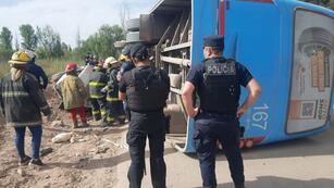 Un hombre murió tras un choque entre un colectivo y un auto en Las Heras  - Fuentes policiales