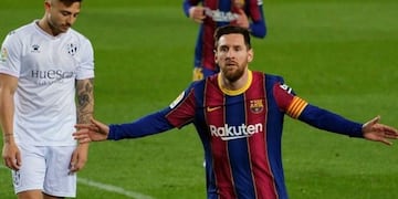 Lionel Messi dejó un premio en su locker del Camp Nou. (AP)