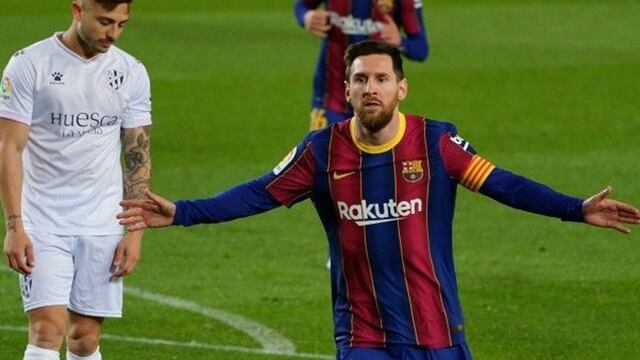 Lionel Messi dejó un premio en su locker del Camp Nou. (AP)