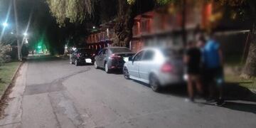 Choque en cadena en Carlos Paz.