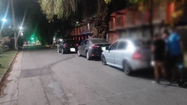 Choque en cadena en Carlos Paz.