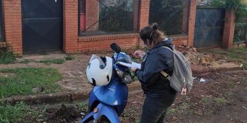Realizan controles de saneamiento en varios puntos de Puerto Iguazú.