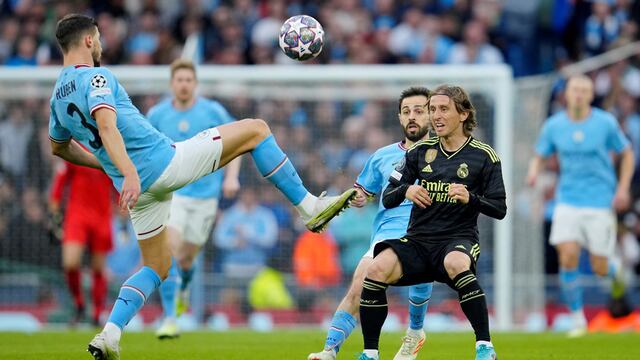 Manchester City y Real Madrid por Champions League. (Foto: AP)