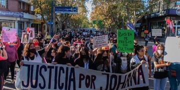 En Villa Mercedes y San Luis, una multitud reclamaron justicia por Johana Galdeano