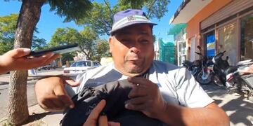 "Jorgito", el canillita, emocionado por las acciones solidarias de la gente de San Luis.
