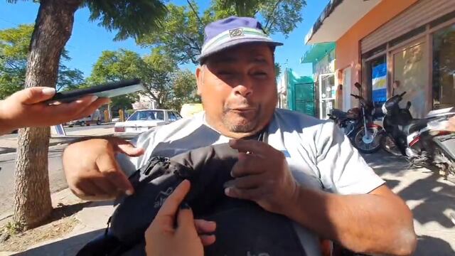 "Jorgito", el canillita, emocionado por las acciones solidarias de la gente de San Luis.