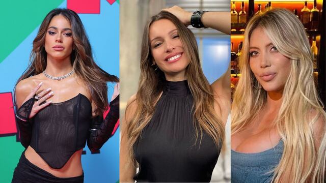 Navidad con 15 grados: los looks de Tini, Pampita y Wanda Nara para la noche.