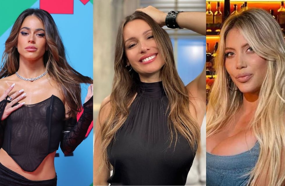 Navidad con 15 grados: los looks de Tini, Pampita y Wanda Nara para la noche
