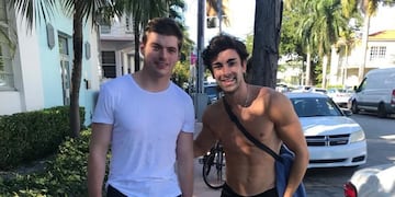 El campeón del mundo de F1 Max Verstappen con un cordobés en Miami