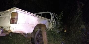 Corpus: Camioneta despistó y el ocupante que viajaba en la cajuela falleció tras ser despedido