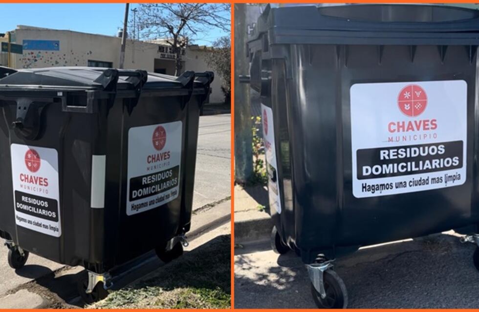 Colocan 50 contenedores de residuos en Gonzales Chaves
