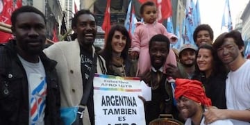 La comunidad afroargentina reclama por sus derechos.