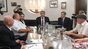 El ministro de Gobierno e Innovación Pública, Fabián Bastía, encabezó el encuentro de este miércoles.