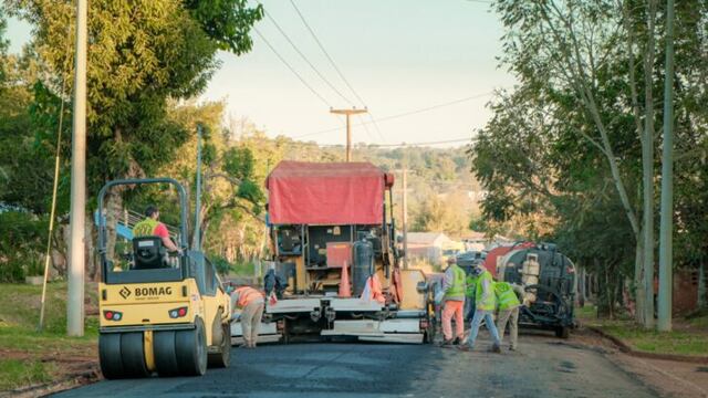 Eldorado y 9 de Julio: un total de 200 cuadras se asfaltarán con “Pavimento Urbano”