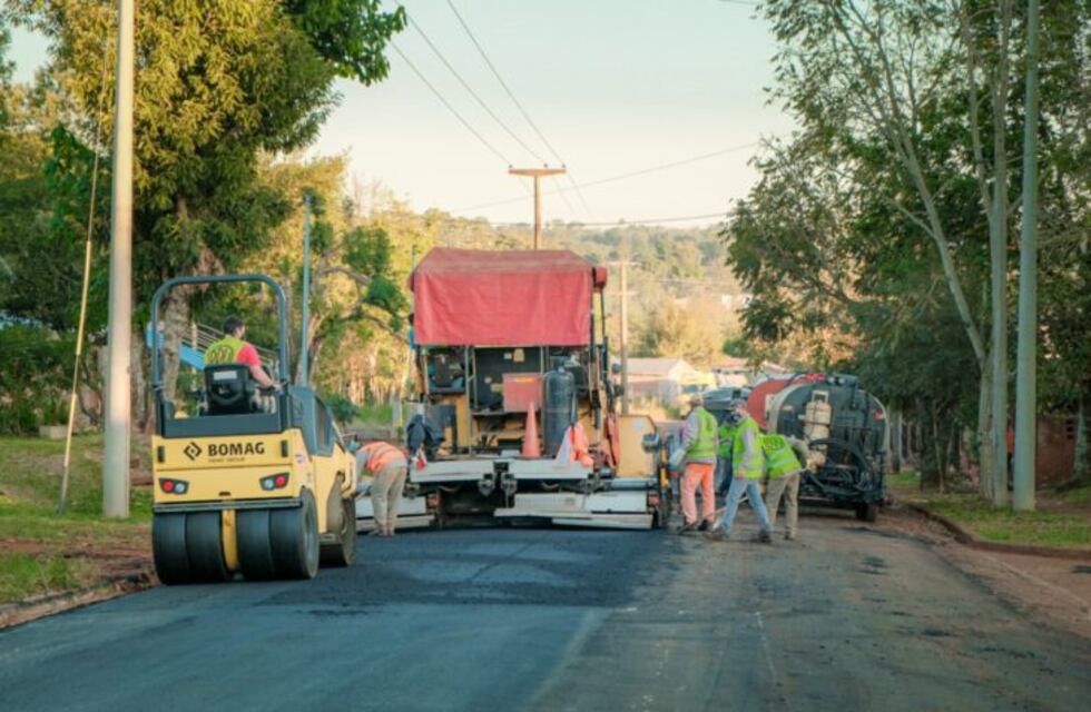 Eldorado y 9 de Julio: un total de 200 cuadras se asfaltarán con “Pavimento Urbano”