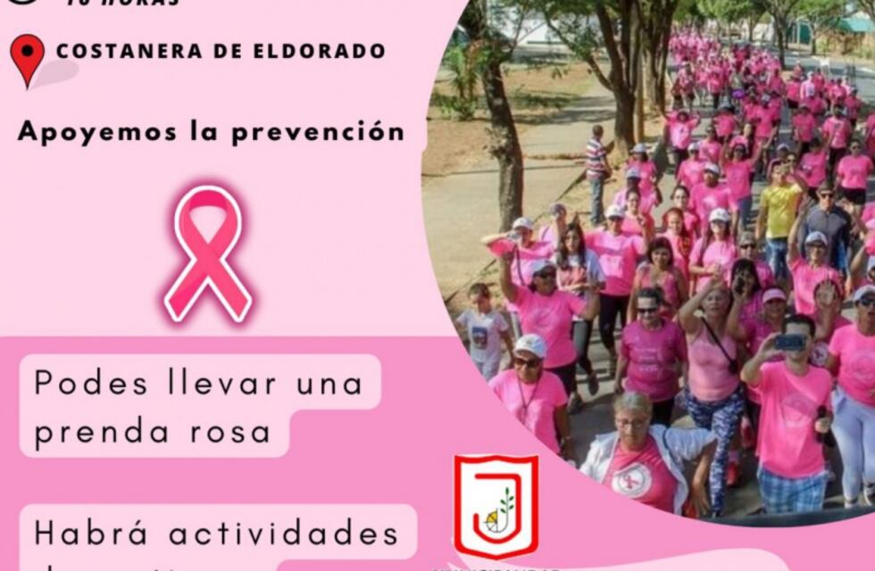 Eldorado: realizarán “Caminata Rosa” en la Costanera