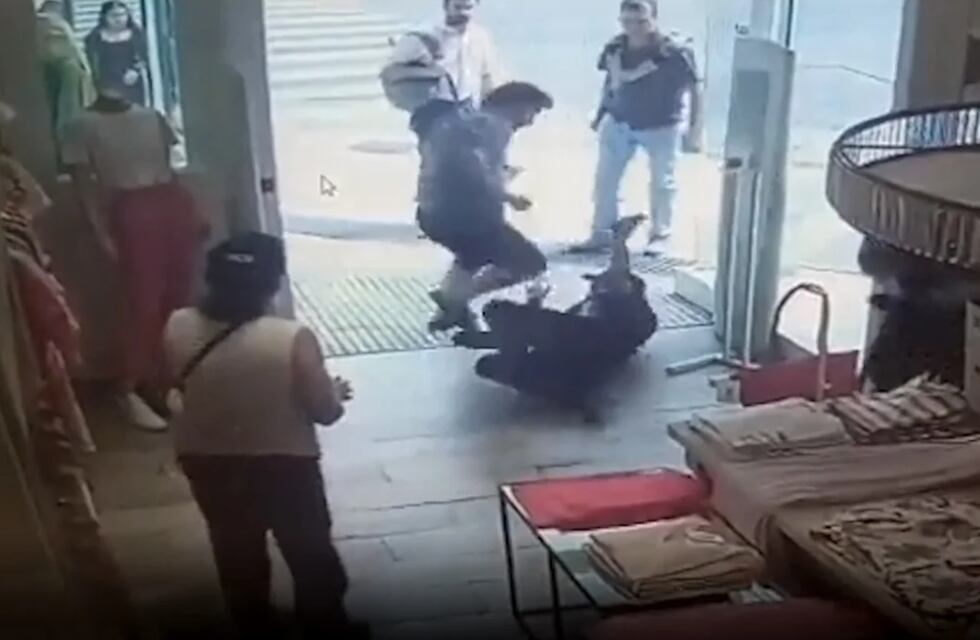 Recoleta: un hombre tiró al piso a una mujer policía y la atacó a patadas