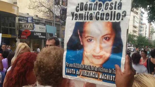 Familiares y allegados marchan una vez al año para reclamar por la aparición de Yamila Cuello.