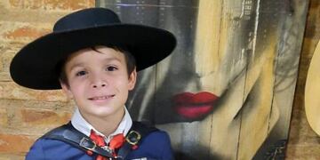 Valentín Ávila, el acordeonista mercedino de 11 años