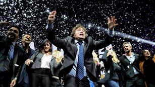 El cierre de campaña de Javier Milei