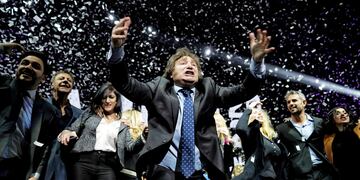 El cierre de campaña de Javier Milei